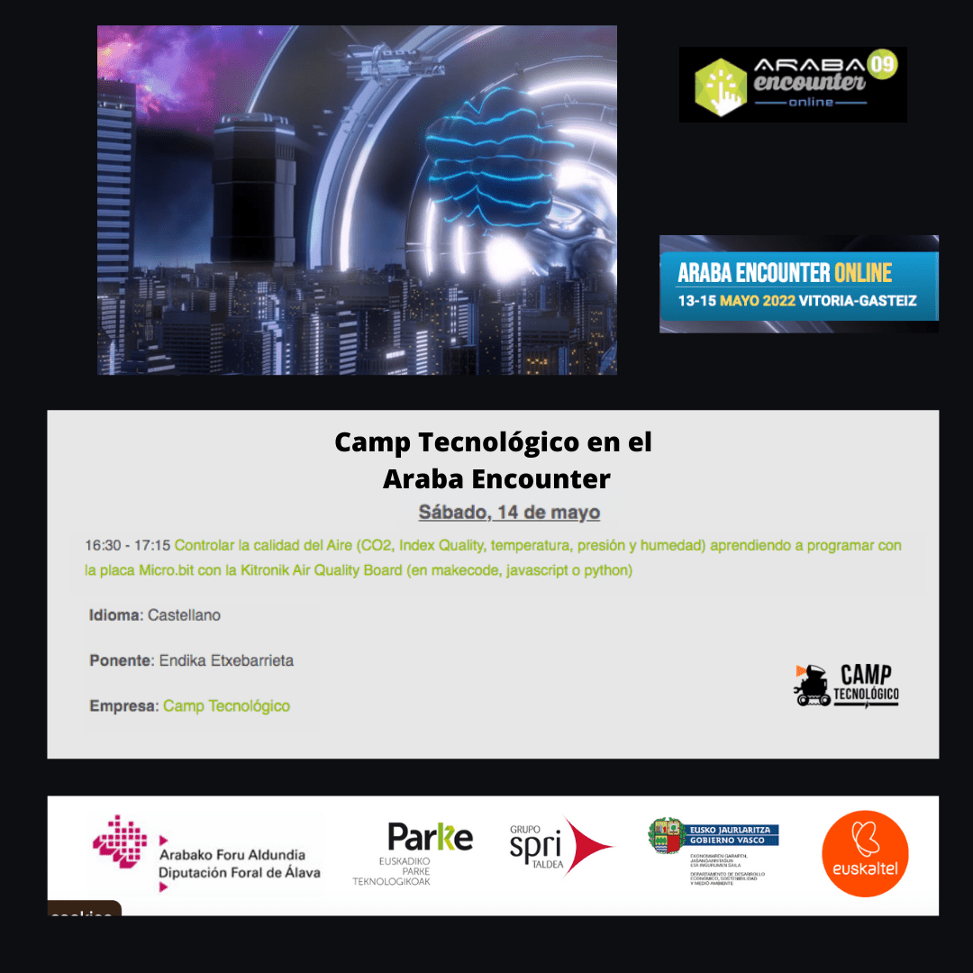 Camp Tecnológico en la Araba Encounter con el taller: Controlar la calidad del aire